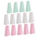 FRCOLOR 30pcs Makeup Puffs Jaw Trainer Triangle Puffs for Face Mini Cardboard Numbers Beauty Puff Cosmetic Wedges Makeup Pads Makeup Wedges Green Makeup Make up Puff Sponge Wedge Shape Set