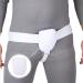 Oaygat Hernia Belt Medical Hernia Guard Inguinal Henia Support for Men Left or Right Side Adustable Hernia Brace Truss Support Inguinal Groin Hernia Belt with Removable Compression Pad White