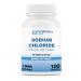 Puregen Labs Sodium Chloride Tablets 1 gm (1000 mg) USP | (15.4gr.) | 100 Count | Normal Salt Tablets | Made in USA | Electrolytes Replenisher Hydration Drink