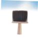 Minkissy 1pc Brown Barber Brush - Hair Salon Shaving Brush for Hair Cleaning & Styling | International Shipping Available - Buy Online on GoSupps.com