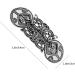 Hairpin Vintage Hair Clip Knot Hair Pins Hollow Alloy Silver Hair Accessories for Women Girls - Buy Online on GoSupps.com