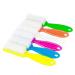 Healifty 4pcs Nail Brush Long Handle Plastic Durable Nail Brush Cleaning Brush for Home Nail Makeup Salon Nail Art