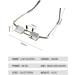 Lazy Glasses Prism - Watch TV Read & Browse Comfortably Lying Down | Upgrade to Lighter Clearer Spectacles for Neck Relief (Silver - Buy Online on GoSupps.com