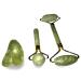 Jade Face Roller 4 in 1 Gua Sha Set | Eye Massager | Jade Gua Sha Ridged Roller Massager | Face Stone Roller | Warm Facial Massager | Ice Roller