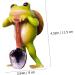 Zerodeko Cute Frog Ornament Greenery Decor Mini Toy Outdoor Decor Figurines for Outdoors Synthetic Resin - Buy Online on GoSupps.com