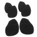 Beaupretty 3 Pairs Forefoot Pad Women's Pumps Womens Heels Metatarsal Forefoot Cushions Anti-Slip Metatarsal Pads Non-Skid Pads Metatarsal Foot Cushions Women's Insole High Heel