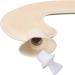 CHICIRIS 1L Explosion-Proof Lip Splash Hot Water Bottle - Wide Mouth for Shoulder Pain Relief (Beige) | International Shipping - Buy Online on GoSupps.com
