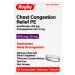 Rugby Chest Congestion Relief PE Guaifenesin 400 mg/Phenylephrine HCl 10 mg Expectorant Nasal Decongestant Relieves Chest & Sinus Congestion - 30 Immediate Release Tablets