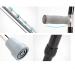 GagalU Forearm Crutches Adjustable Non Slip Crutch Four Feet Walking Old Man Walking Aid Scalable Regulation Aluminum Alloy Light Elderly Cane Lightweight Arm Crutch - Buy Online on GoSupps.com