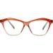 Cat Eye Blue Light Blocking Glasses for Men & Women | TR90 Computer & Gaming Eyewear | Orange Gradient Light Green & Clear Styles - Buy Online on GoSupps.com