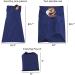 Lightweight Breathable Navy Sleeping Bag Liner | Compact Travel Bed Sheet 63*82.7 | Ideal for Camping, Home, and Hotel Use - Buy Online on GoSupps.com