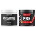 Honey Badger Pre Workout Powder | Micronized Creatine Monohydrate | Muscle Growth & Recovery | Natural Energy for Men & Women | Sugar Free & Paleo | 30 Servings