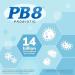 PB8 Probiotic - 3 Pack - 120 Capsules Per Bottle - Supports Digestive Health - 14 Billion CFU - 8 Beneficial Strains - No Milk Gluten or Soy - Buy Online on GoSupps.com