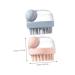 FOMIYES 2pcs Scalp Massage Brush and Body Scrubber Set - Silicone Hair Washing & Head Massage Brush - 8.5x8.5cm - Assorted Colors - Buy Online on GoSupps.com