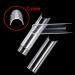 JZK 240x Clear C Curve Half Cover Square Nail Tips Extra Long For Acrylic Extensions Square False Finger Nail Tips For Gel And Acrylic Nails False Nail Extension Tips - Buy Online on GoSupps.com