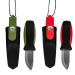 STEIGER hunting fishing trekking SOS survival camping knife mini to hang around your neck 5.5cm blade in red or green by Alces (green)