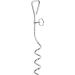 Bunty 16" Dog Tie Out Stake - Spiral Ground Anchor for Dog Lead Hook Leash & Dog Tie Out Cable - Premium Heavy Duty Dog Ground Spike for Outdoor Garden - Dog Camping Essentials & Accessories - Buy Online on GoSupps.com