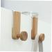 STOBAZA Back Hooks Handbag Over Umbrella Rustic Door Clothing Key Towel Hat Wood Cupboards Coats Punch Home - Buy Online on GoSupps.com