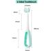 LEYUYO 3 Sided Toothbrush for Toddlers - Baby Toothbrush for Complete Oral Care - Triple Sided Kids Toothbrush (Pink) - Buy Online on GoSupps.com