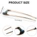 French Style Hair Clip Hairpin Fork 3 Pieces Bowl Hairpin Metal Hair Pin Metal U-shaped Hairpin U Shape Hair Sticks Metal Hair Fork Metal Hair Clips - Buy Online on GoSupps.com