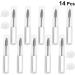 FRCOLOR 20Pcs Reusable Liquid Bottles with Funnels for Home Travel Lightweight LeakProof Storage Bottles with Silver Lid for Mascara Beauty Products - Buy Online on GoSupps.com