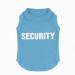 Dog shirt T-shirts puppy summer clothing dog tank top vest security welding shirt for small dog medium dog cat (L blue) L blue