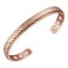 Vicmag Copper Bracelet for Women Men Magnetic Bracelet Ultra Strength Magnets 99.9% Solid Pure Copper Adjustable Size with Gift Box Braided Tricolour