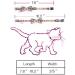 SuperBuddy Cute Bow Bell Cat Collar - 2 Pack Plaid Kitten Collar with Removable Bowtie for Cats Kittens - Brown-Black - Buy Online on GoSupps.com