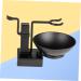 Minkissy Stainless Steel Razor Holder & Shaving Brush Stand Set - Dual Holder with Bowl for Men s Grooming Accessories - Buy Online on GoSupps.com