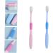 POPETPOP 6 Pcs Soft Manual Toothbrush Set for Adults Gentle Dental Care | PP Material Perfect for Sensitive Gums | International Shipping Available - Buy Online on GoSupps.com