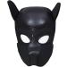 Adults Puppy Hood Mask Removable Cosplay Dog Full Face Pup Hood Mask for Halloween Cosplay Novelty Costume Performance Props Gifts (Black) - Buy Online on GoSupps.com