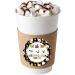 Creepy Halloween Hot Cocoa Bomb Sticker Labels - Set of 40 Skeleton & Jack O' Lantern Themed 2 Circle Stickers by AmandaCreation - Buy Online on GoSupps.com