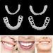 MXRFACTory Upper Bottom Dentures Temporary Dentures Filling Missing Teeth Snap On Veneers Perfect Flexible Comfortable Instant for Bad Teeth 3pairs - Buy Online on GoSupps.com