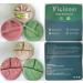 Vicloon 3Pcs Silicone Baby Suction Plates - Non Slip Divided Dishes for Toddler Self Feeding - Fits Most Highchairs - Green/Pink/Beige - Buy Online on GoSupps.com