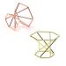 Lurrose Egg Powder Puff Display Stand - 2pcs Golden Makeup Blender Holder for Home & Travel - International Shipping Available - Buy Online on GoSupps.com