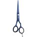 JAGUAR Diamond E TB 5.5 Inch Hairdressing Scissors Offset Design Anti Allergy High Gloss Coating - Titanium Blue