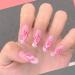 Nail Art Decoration DIY Adhesive Decals Nail Foils Nail Art Stickers 3D Fire Flame Design Pink Blue(STZCS-29) - Buy Online on GoSupps.com