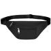 YUNGHE Waist Pack Bag for Men&Women - Fanny Pack for Workout Traveling Running. (004)Black