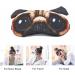 Cute Animal 3D Sleep Eye Mask | Soft Plush Blindfold for Men & Women | Cat Dog Eye Cover for Travel & Napping (2 Pack - Buy Online on GoSupps.com
