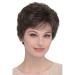 Wiwige Short Brown Pixie Wig Synthetic Layered Cosplay Hair Full Wigs for White Women (Brown mixed Blonde) Mixed brown