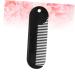 Doitool Black Pocket Comb for Men - Robust Hair Styling & Mustache Grooming | Mini Travel Comb for Hair & Beard - Buy Online on GoSupps.com