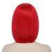 Bopocoko Short Red Bob Hair Wig with Bangs - Natural and Cute Daily Party Wig for Women (BU239R) - Buy Online on GoSupps.com