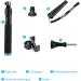 AFAITH Aluminum Alloy Selfie Stick for GoPro, Insta360, DJI OSMO Action - Waterproof Handheld Monopod with Stable Tripod - Buy Online on GoSupps.com