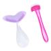 MAGICLULU Rasoir Bikini Intime Femme Silicone Coupe-poils Outil Soin Peau Parties Intimes Usage Quotidien Couleur Al atoire 9x2.3cm Couleur Assortie