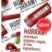 Hurraw! Black Cherry Tinted Lip Balm 5 Pack: (Sheer Red Tint) Organic Certified Vegan Cruelty and Gluten Free. Non-GMO 100% Natural Ingredients. Bee Shea Soy and Palm Free. Made in USA - Buy Online on GoSupps.com