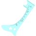 Eyebrow Shaping Template | Silicone Eyebrow Makeup Mapping Template | Brow Positioning Ruler Makeup Guide Tool Professional Quick Eye Makeup Tool Blue - Buy Online on GoSupps.com