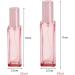 5pc Rose Gold Portable Refillable Perfume Bottles - 20ml & 30ml Travel Spray - 9ml Pink Makeup Container for Perfume - International Shipping Available - Buy Online on GoSupps.com