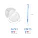 Portable Pacifier Box Set - 6 Pieces with Silicone Straps | Pacifier Protection and Easy Wear Solution - Buy Online on GoSupps.com