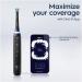 Oral-B iO5 Electric Toothbrush with Black + Toothbrush Heads Pack of 4 Counts Black + Refills - Buy Online on GoSupps.com