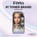 L Or al Paris Feria Toner for Brunettes - Long Lasting Anti-Brass Vegan & Ammonia-Free Hair Care | Iced Brunette Kit - Shop Internationally - Buy Online on GoSupps.com